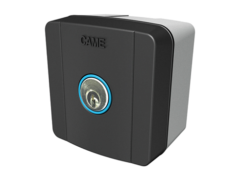 Купить ключ-выключатель накладной CAME SELC1FDG с синей подсветкой с доставкой и установкой в Зверево