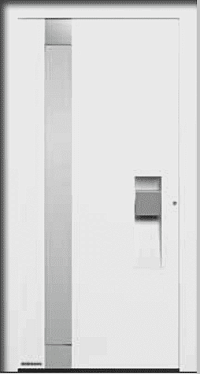 Двери входные алюминиевые ThermoCarbon Hormann - Мотив 306 в Зверево